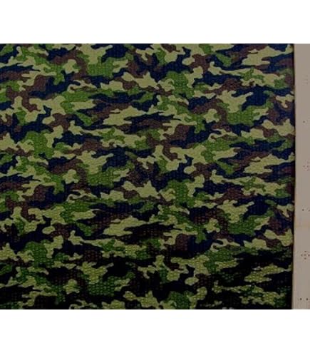 Amazon | 迷彩（カモフラージュ） ブルー ツイル生地 布地 綿